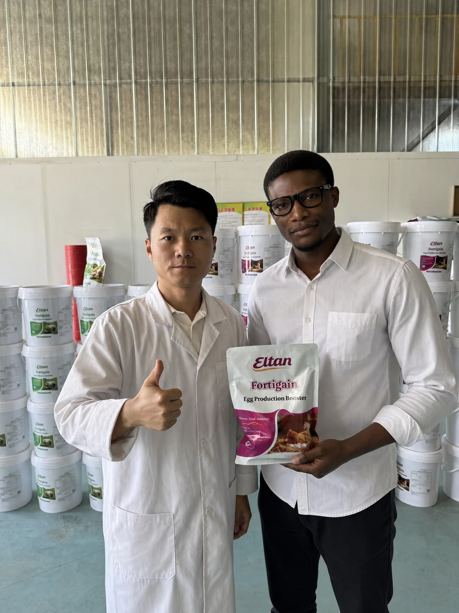 Overseas Customer Visits Eltan to Review Pig and Poultry Feed Additive Products