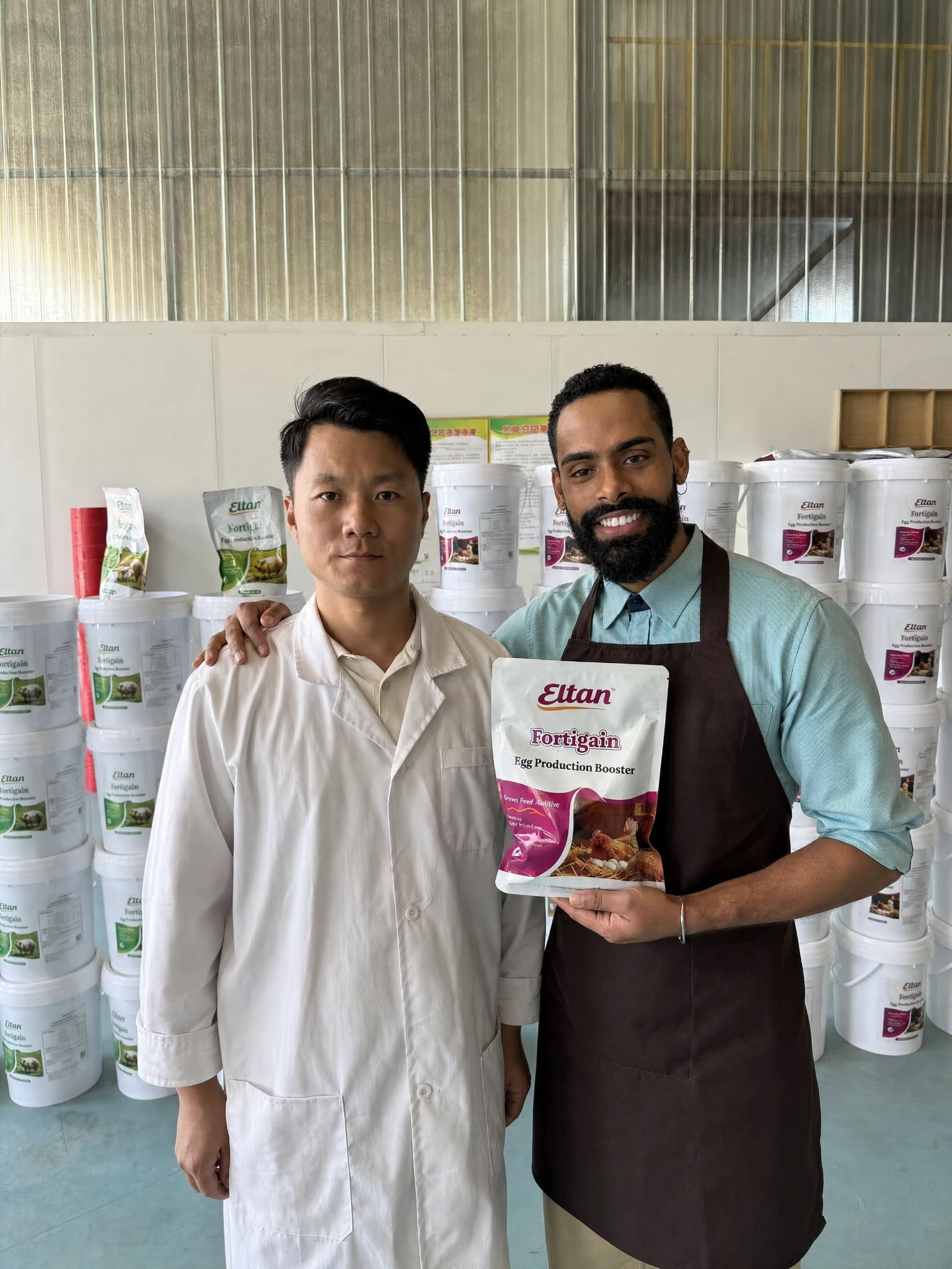 Overseas Customer Visits Eltan to Review Pig and Poultry Feed Additive Products